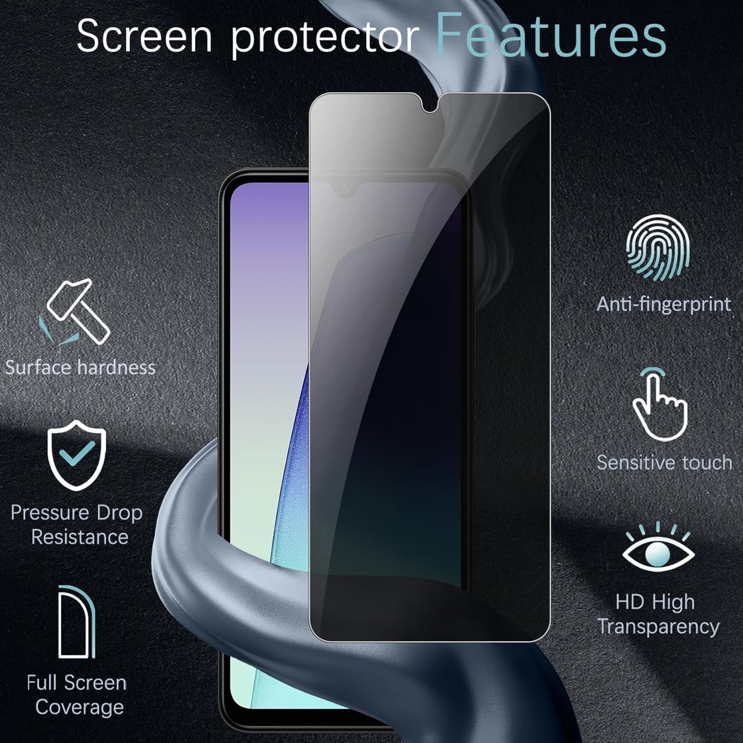 Privacy Screen Protector - 2 stuks 9H Privacy Screen Protector