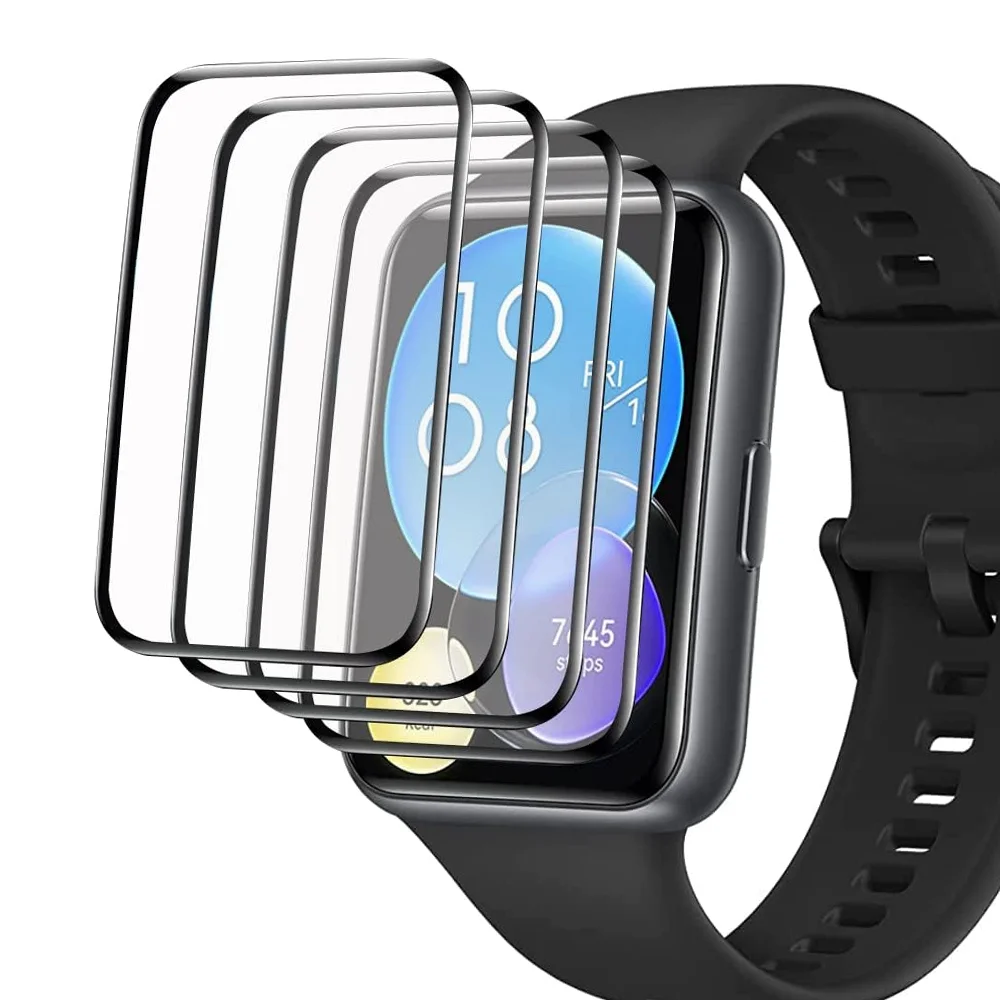 Tempered Glass Screen 9H - Zacht Glas Voor Huawei Horloge Fit