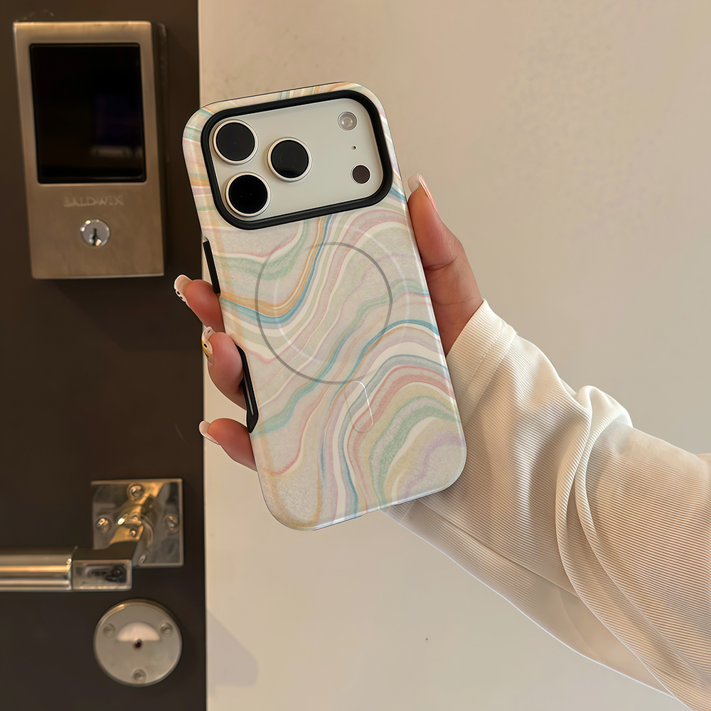 Pastel Marmer Dubbellaagse Ach - Apple Iphone 15 Pro Max recensie en prijs