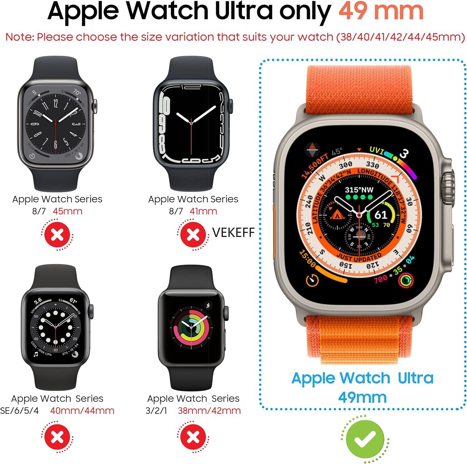 3-pack voor Apple Watch Ultra  - Privacy Screen Protector recensie en prijs