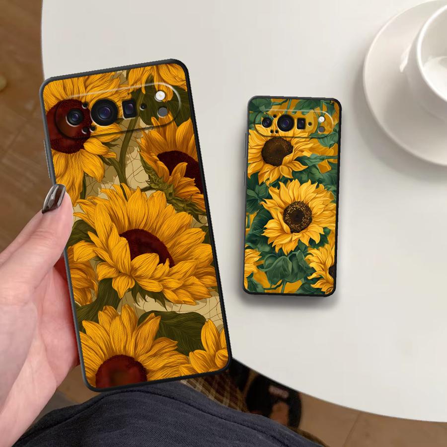 Zonnebloem Zee Funda Telefoon  - Google Pixel 9 Pro recensie en prijs