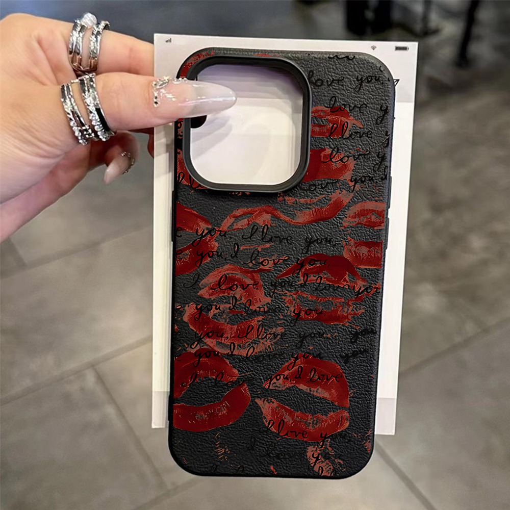 Heldere Rode Lippen Lederen Te - Apple Iphone 15 recensie en prijs
